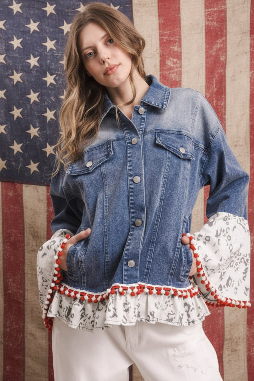 Boho Wanderer Denim Jacket