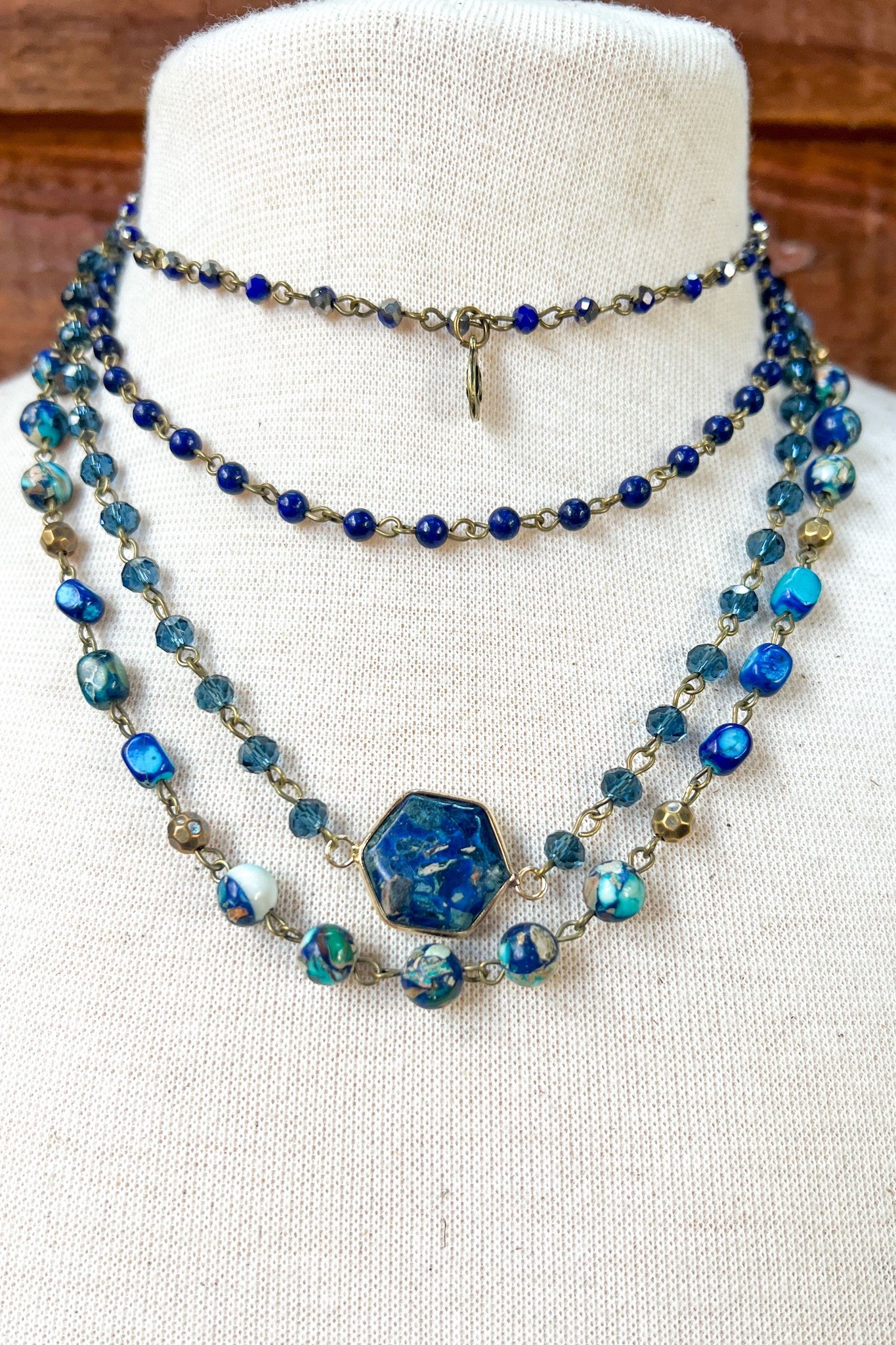Blue Bayou Bohemian Necklace!