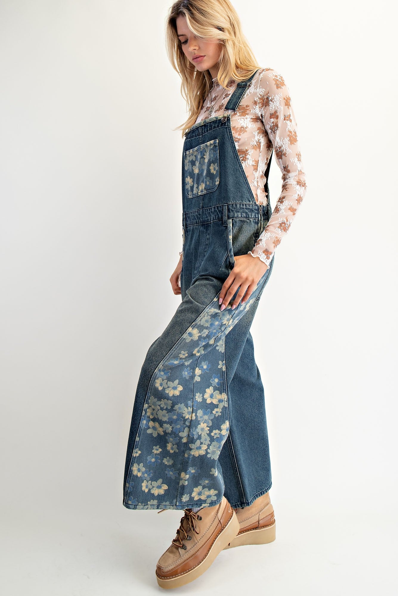 Boho Bibs with flared & flowered!