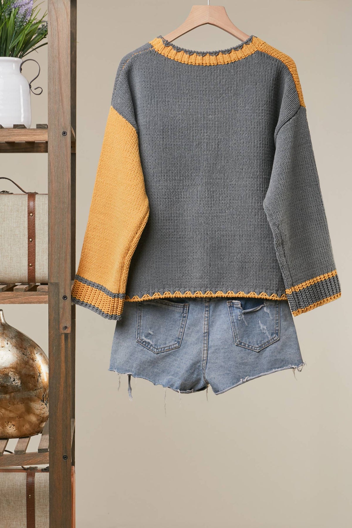 Embroidered Front Pocket Cardigan