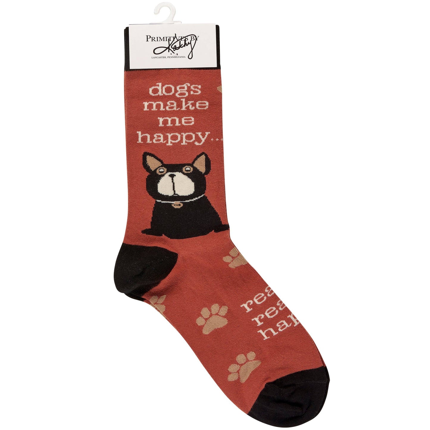 Dogs Make Me Happy Socks