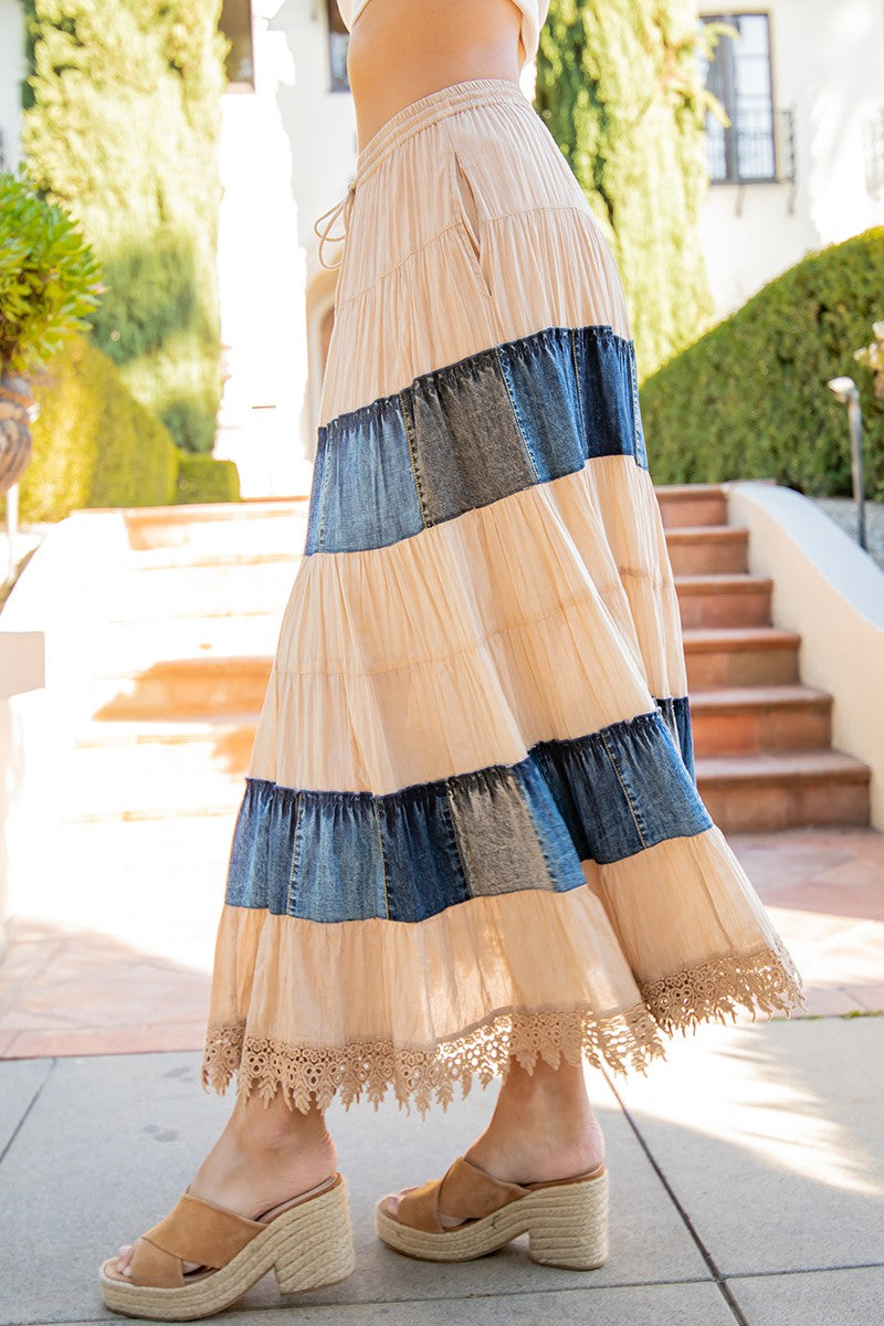 Boho Vintage-inspired skirt