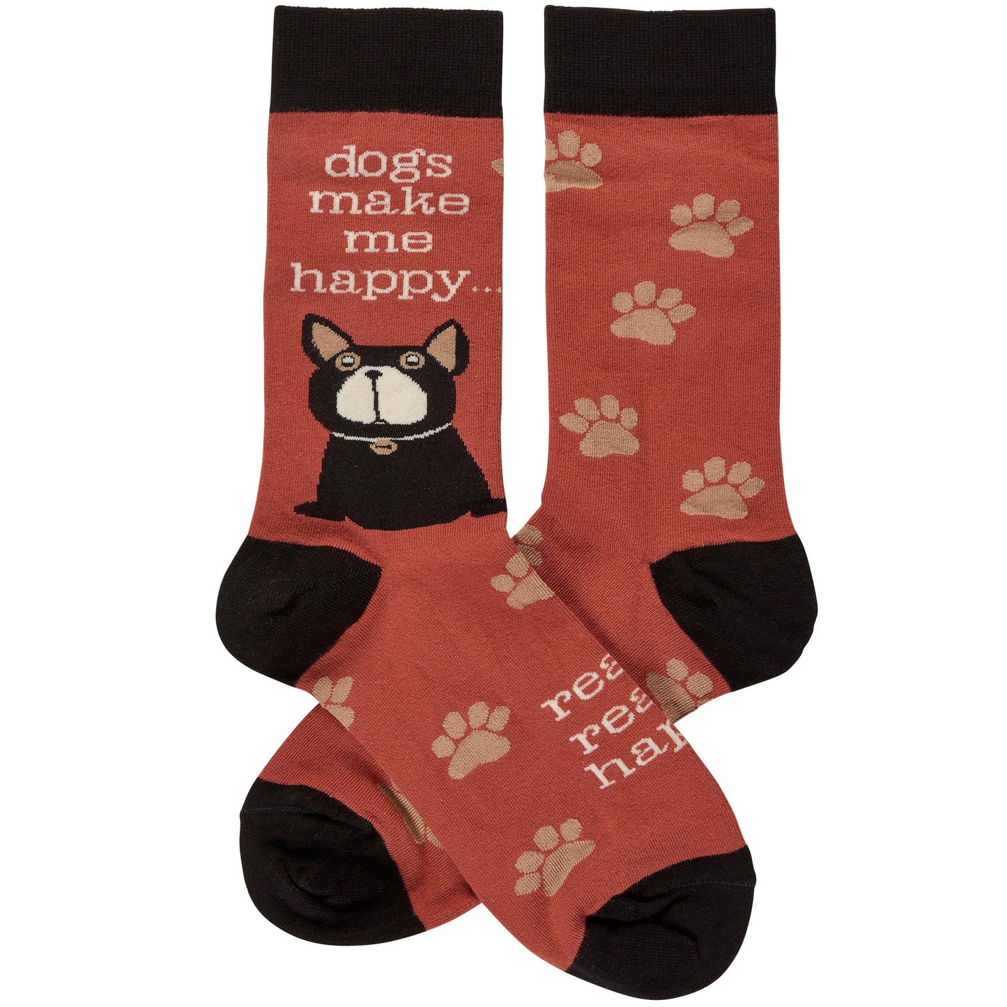 Dogs Make Me Happy Socks