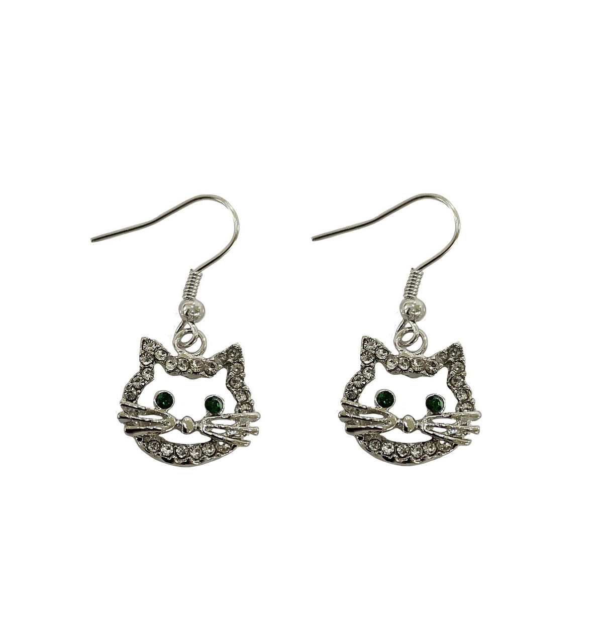 Cat Face Post Earrings #38-2568S