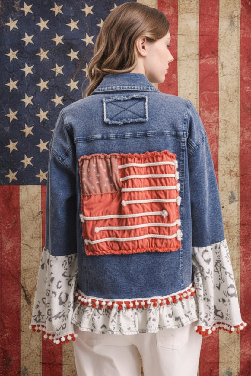 Boho Wanderer Denim Jacket