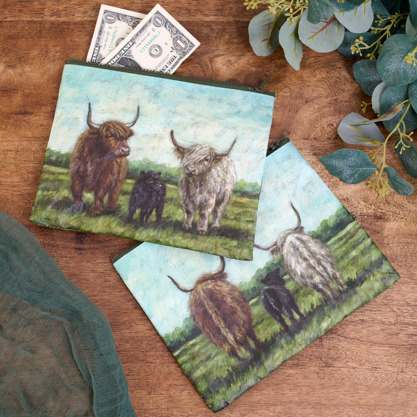Highland Family Zipper Pouch
