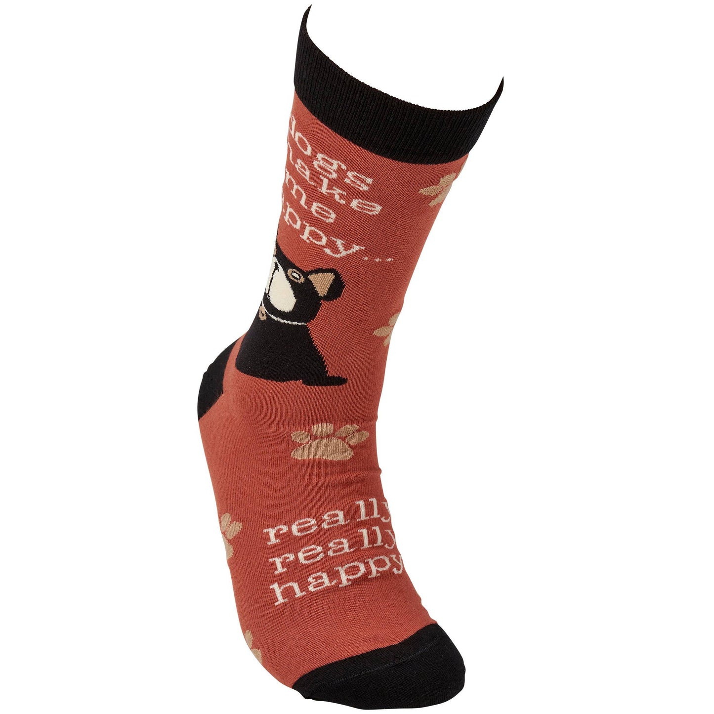 Dogs Make Me Happy Socks