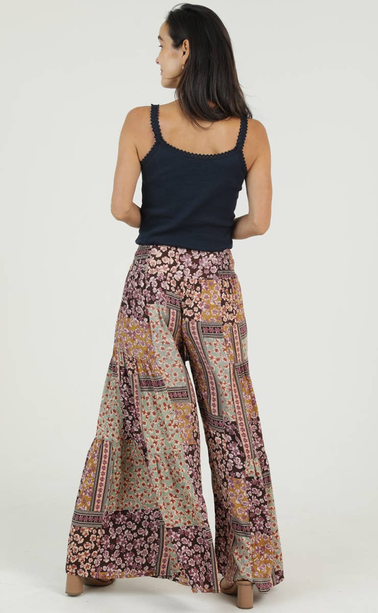 N3753-A947 NOSTALGIA WIDE LEG PANTS