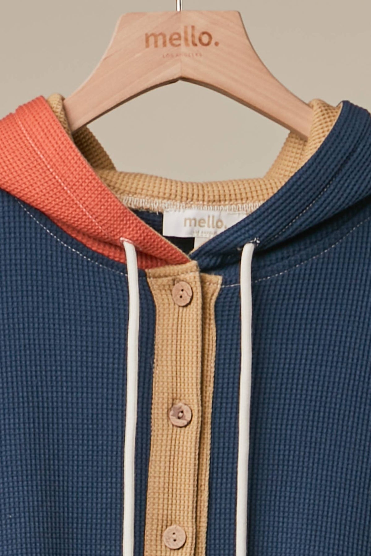 Colorblock Patch Pocket Hoodie