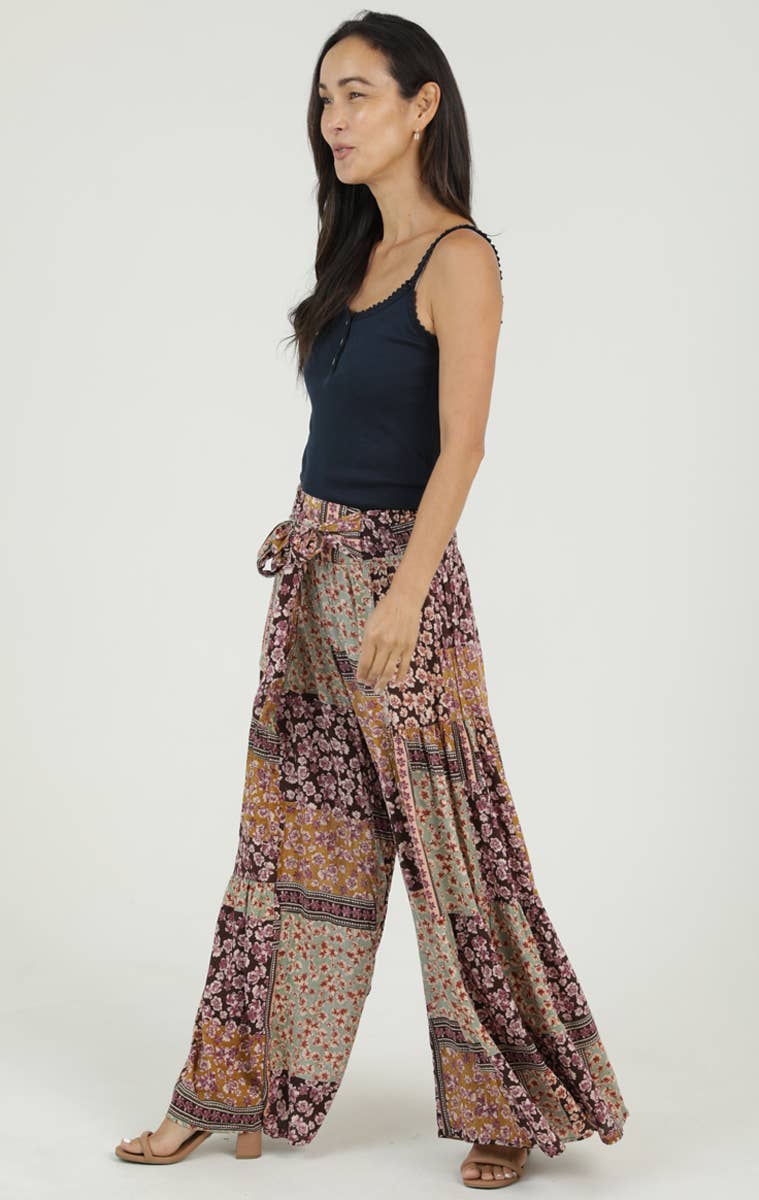 N3753-A947 NOSTALGIA WIDE LEG PANTS