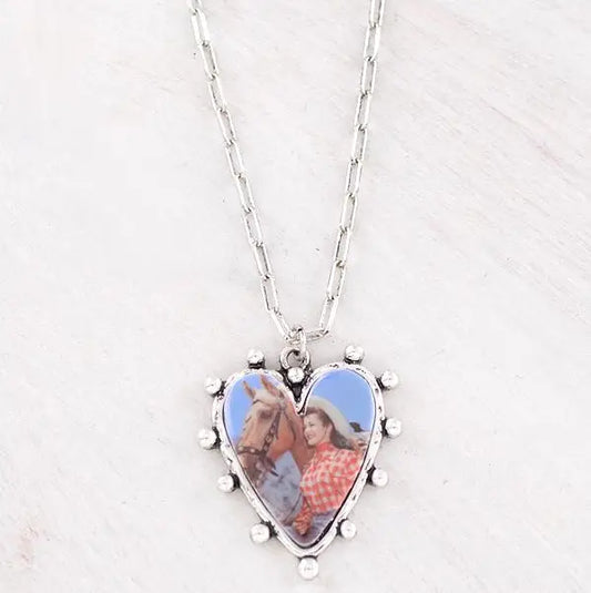Vintage-inspired Retro Cowgirl necklace!
