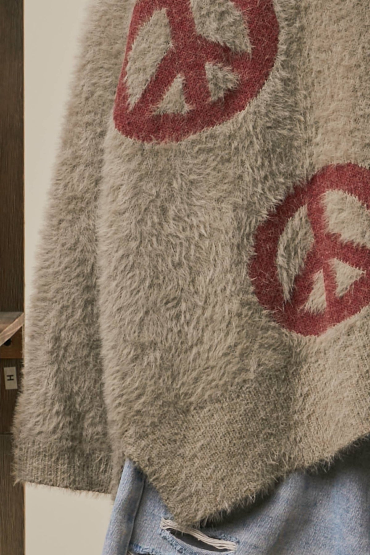 Vintage Peace Oversized Cardigan
