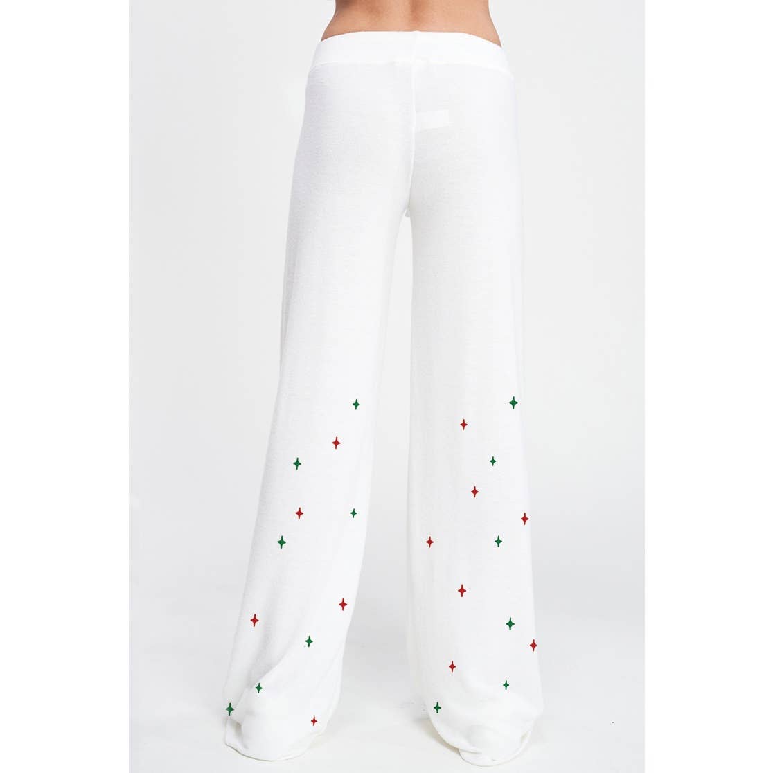 Christmas tree print soft lounge wear set