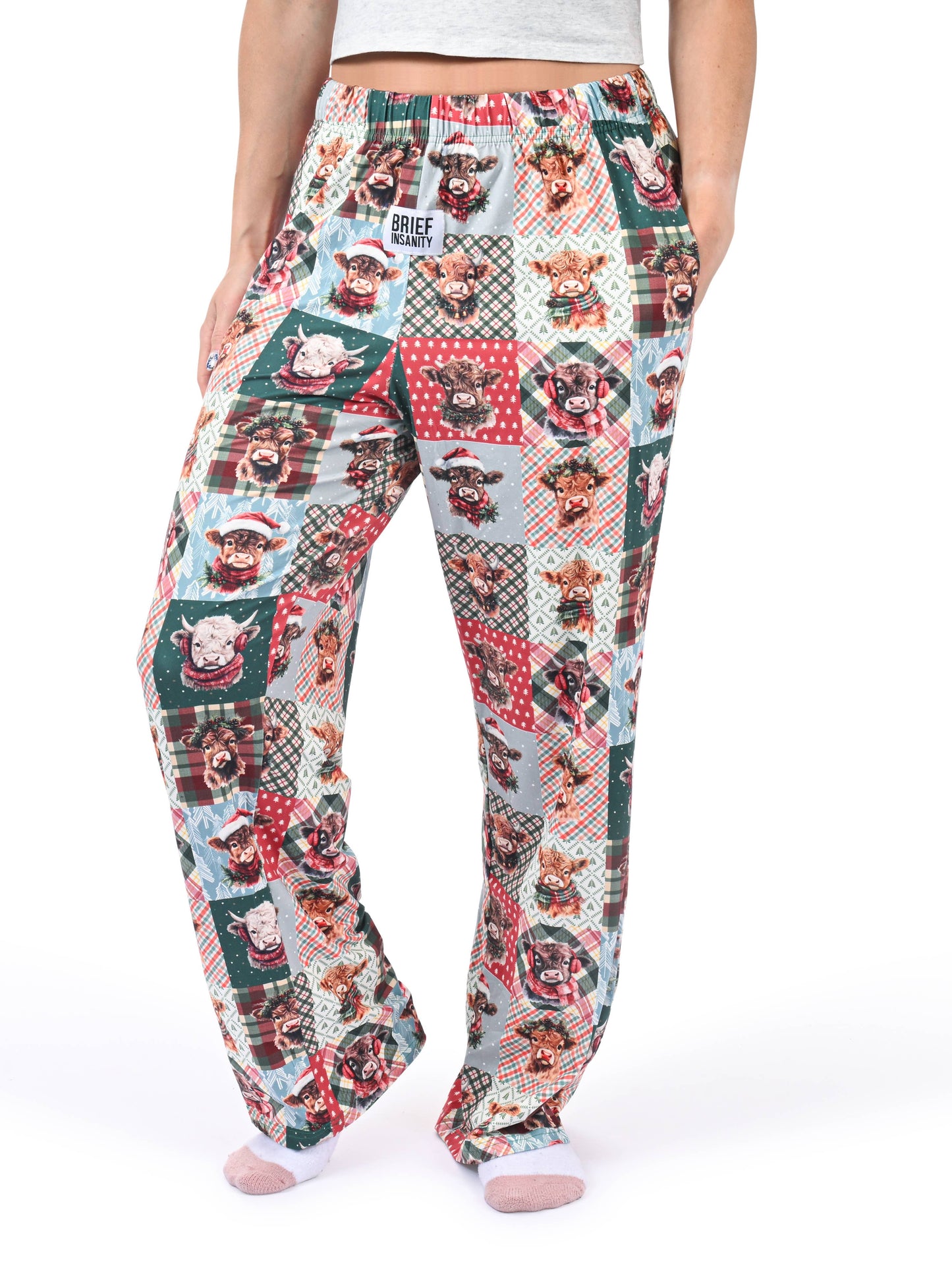 Christmas Highland Cows Lounge Pants