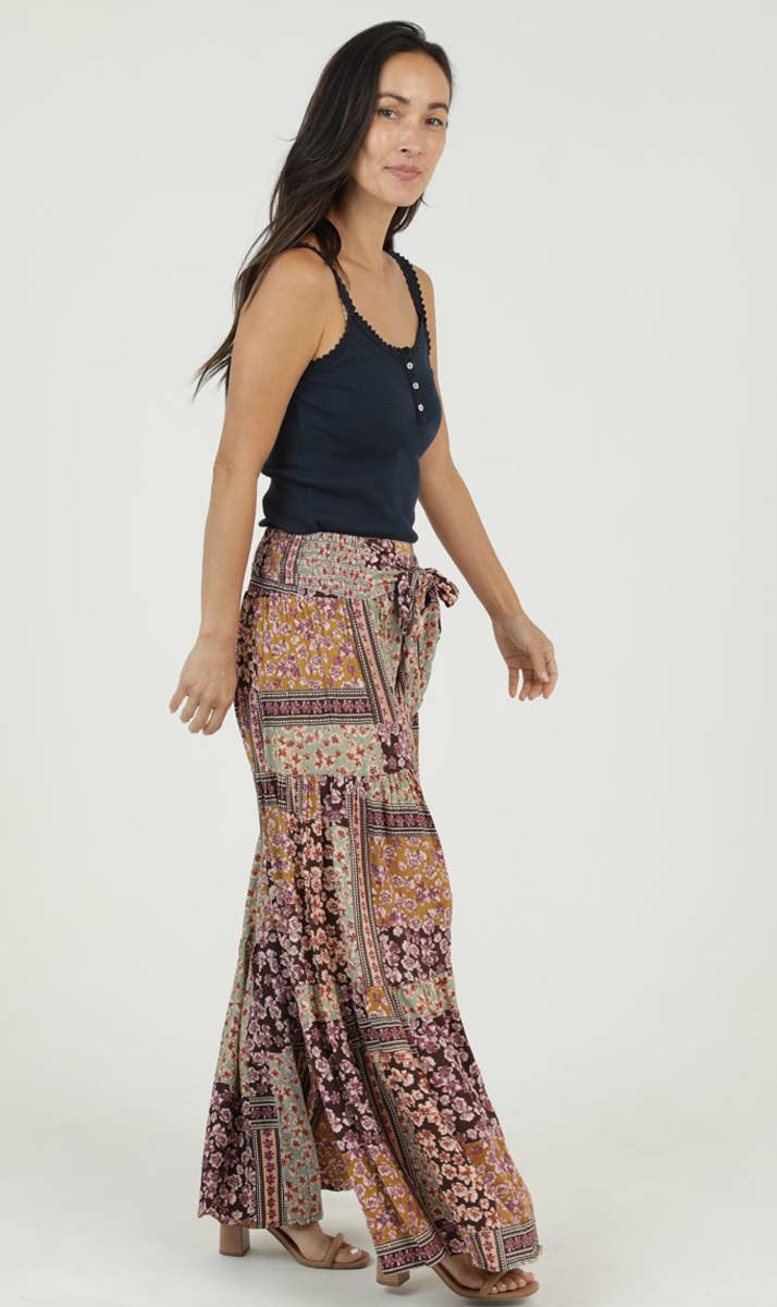 N3753-A947 NOSTALGIA WIDE LEG PANTS