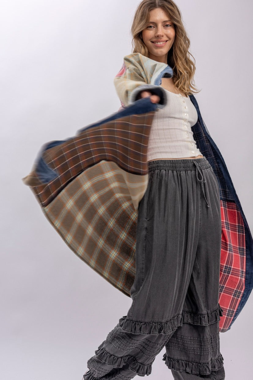 NorthWoods Plaid Kimono