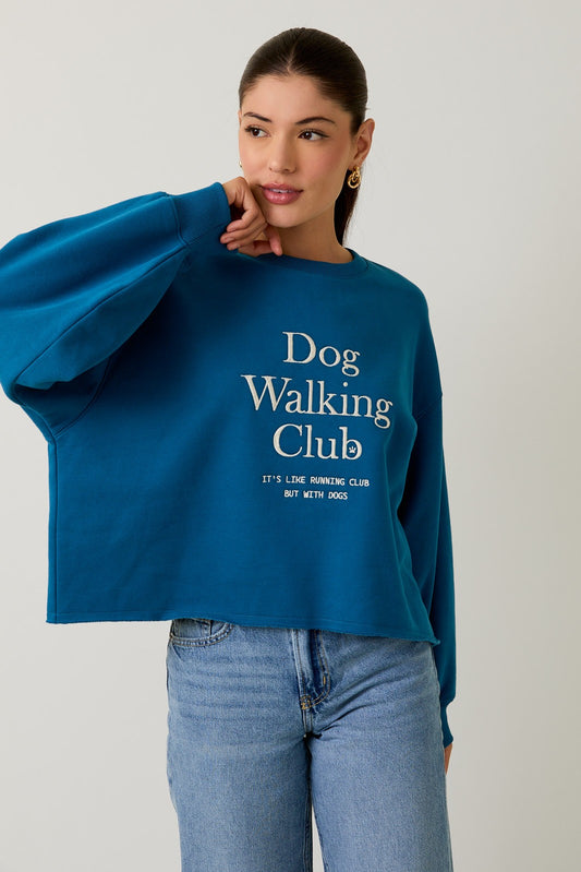 Dog Walking Club pullover!