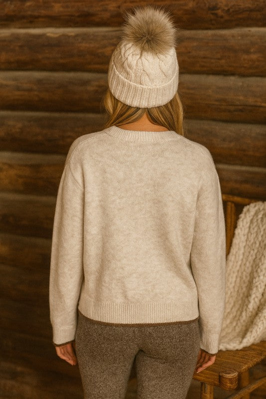 Hot Chocolate Weather sweater!