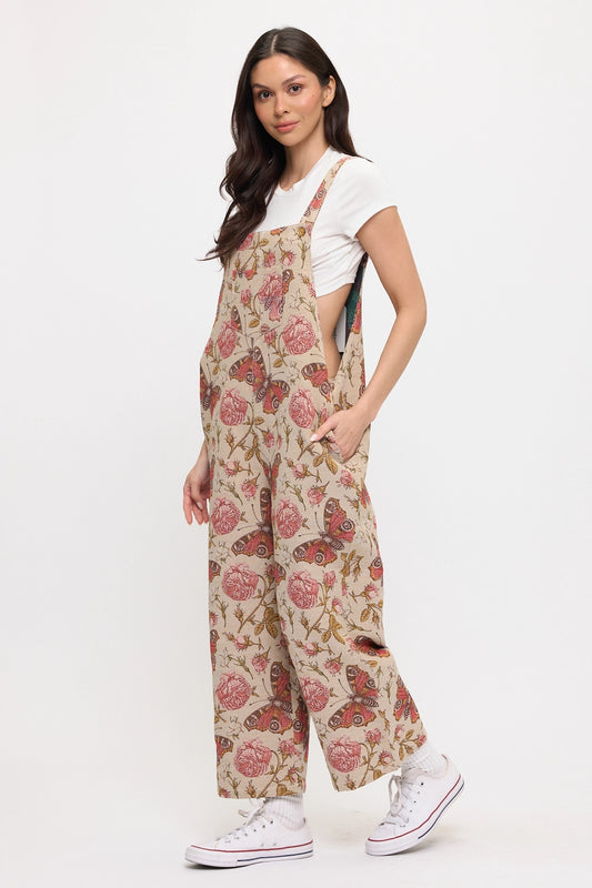 Butterfly’s & Cabbage Roses!  Vintage & Tapestry inspired bibs!