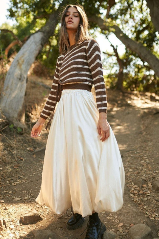 Cowgirl Satin Balloon Skirt