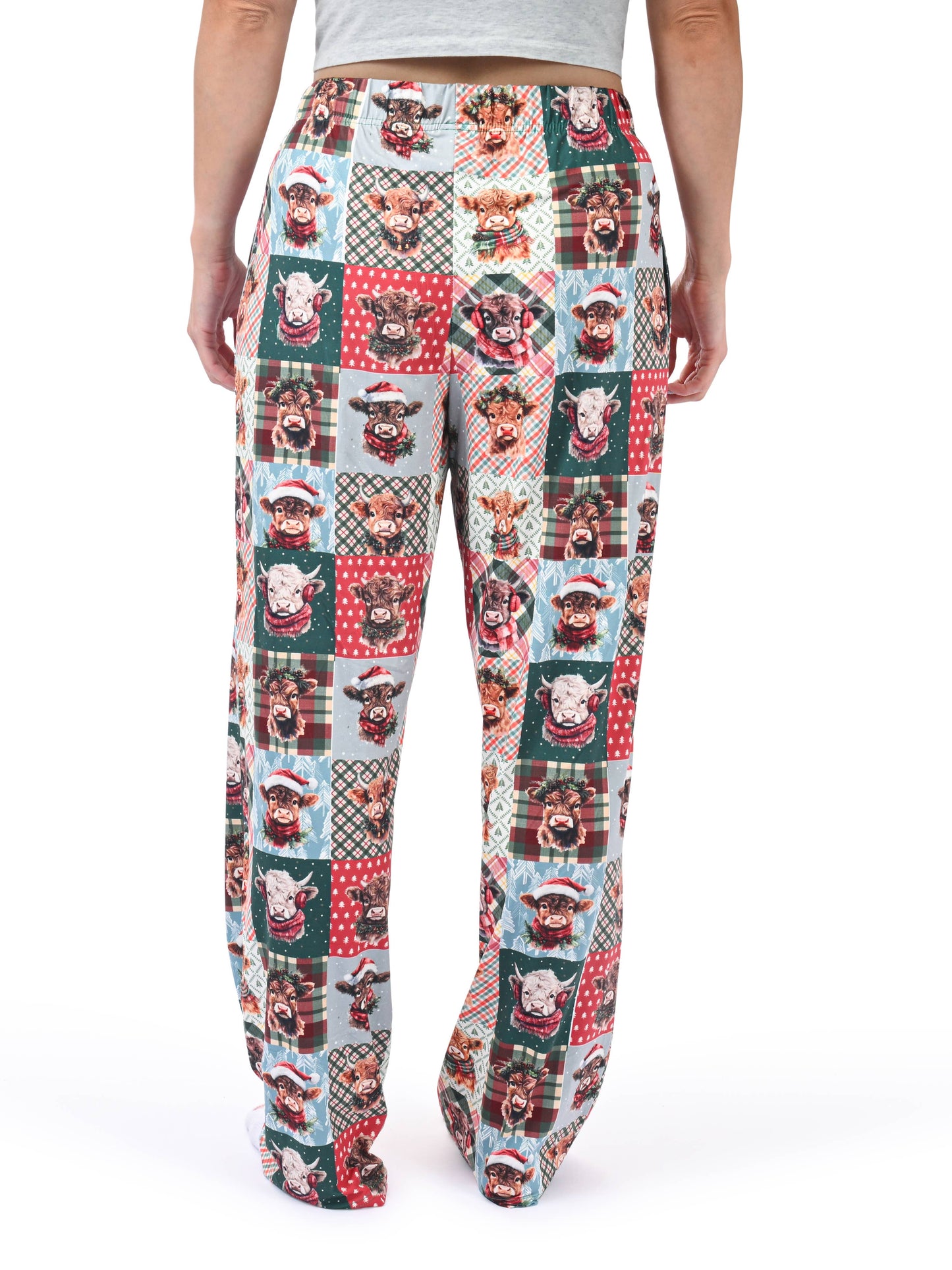 Christmas Highland Cows Lounge Pants