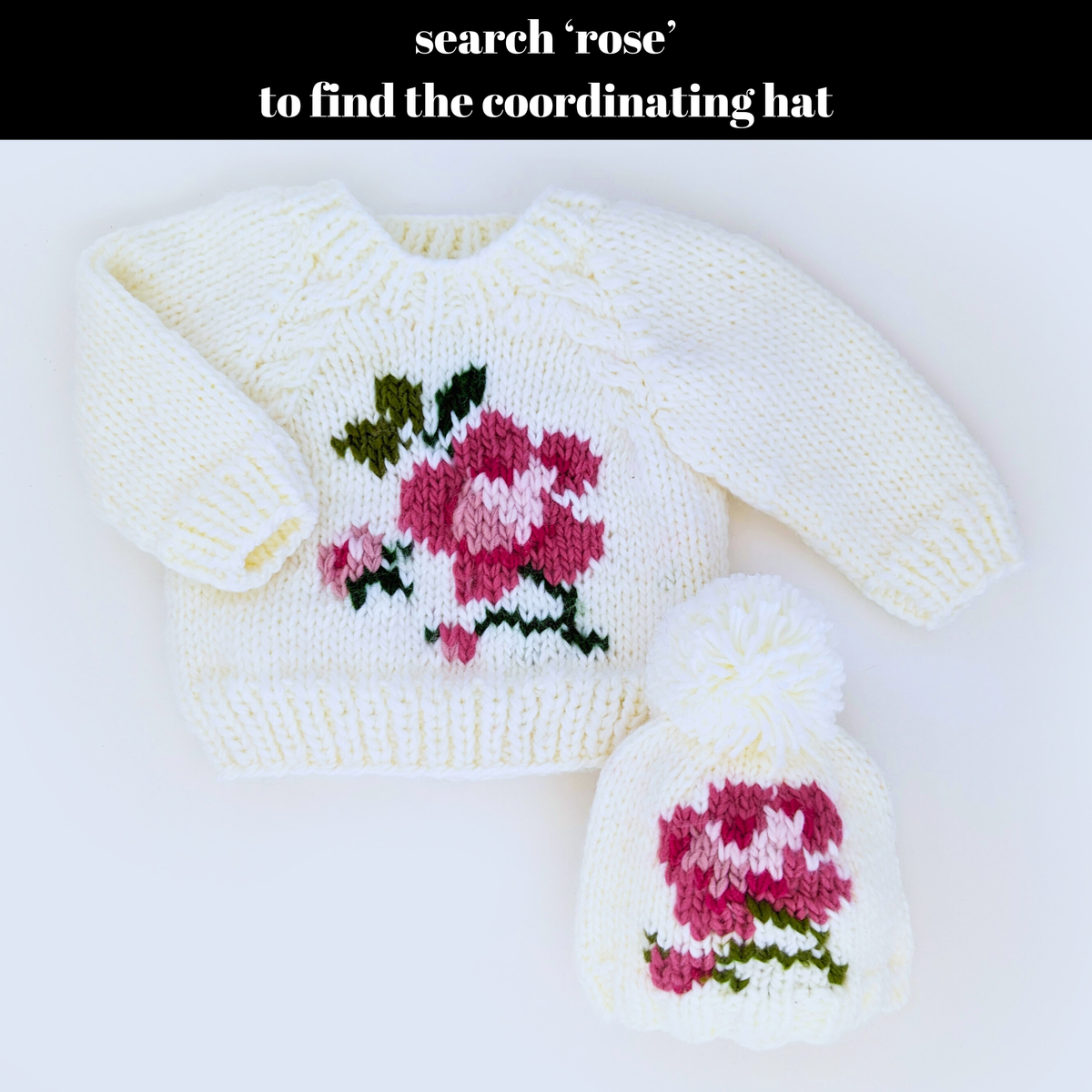 Rose Crew Neck Sweater for Baby & Toddler SALE