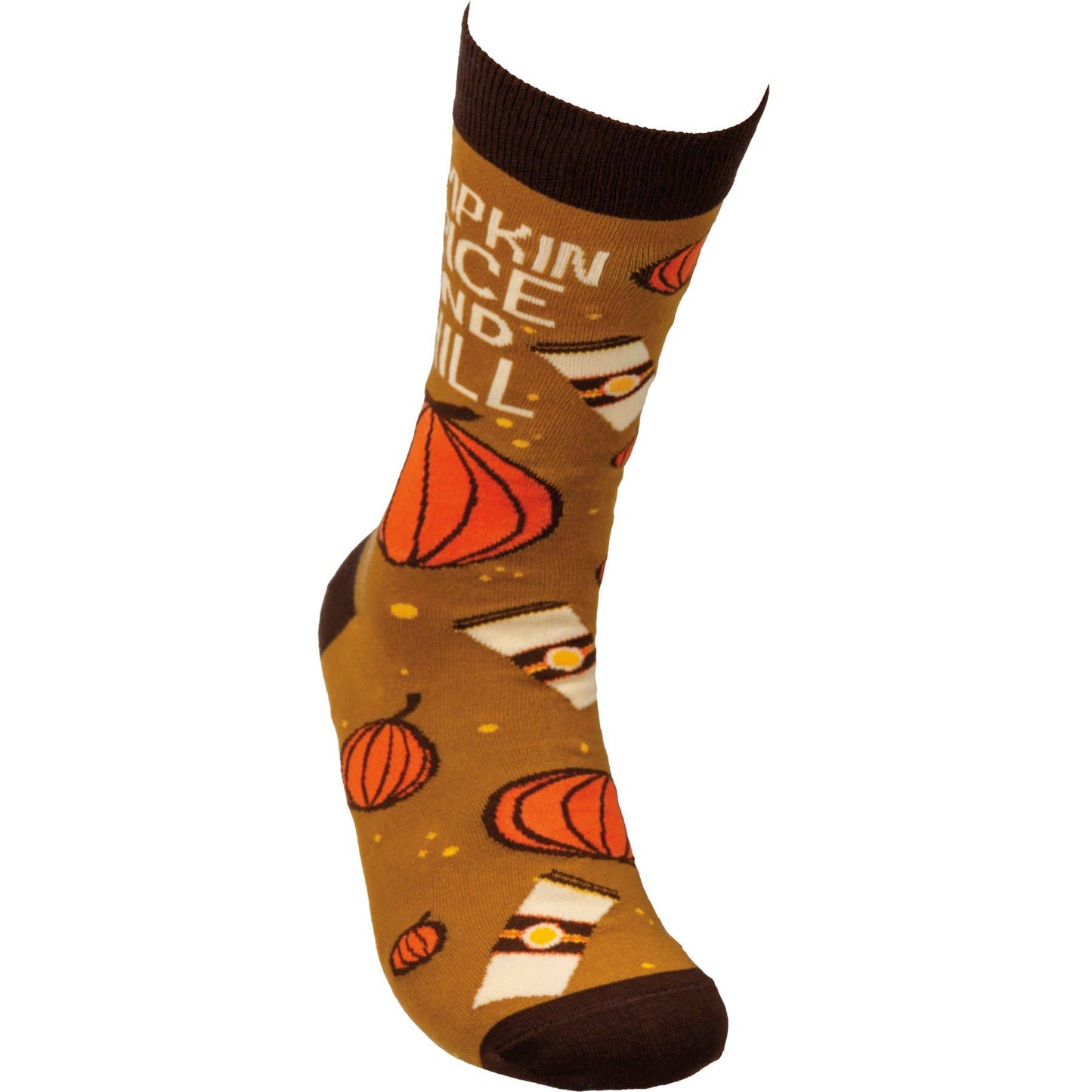 Pumpkin Spice And Chill Socks