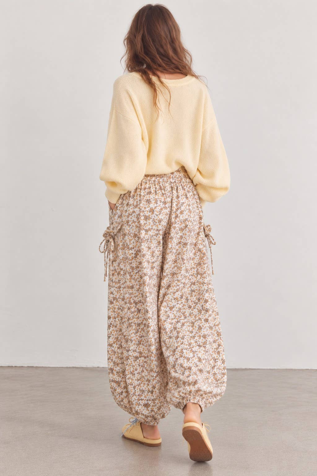 BOHO FLORAL CARGO PANTS