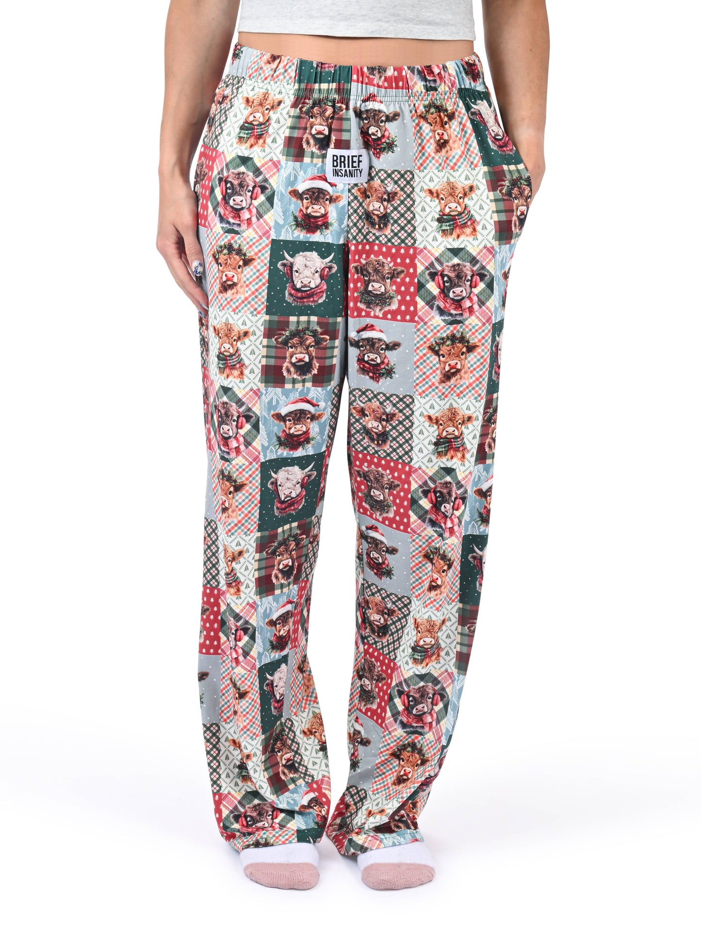 Christmas Highland Cows Lounge Pants