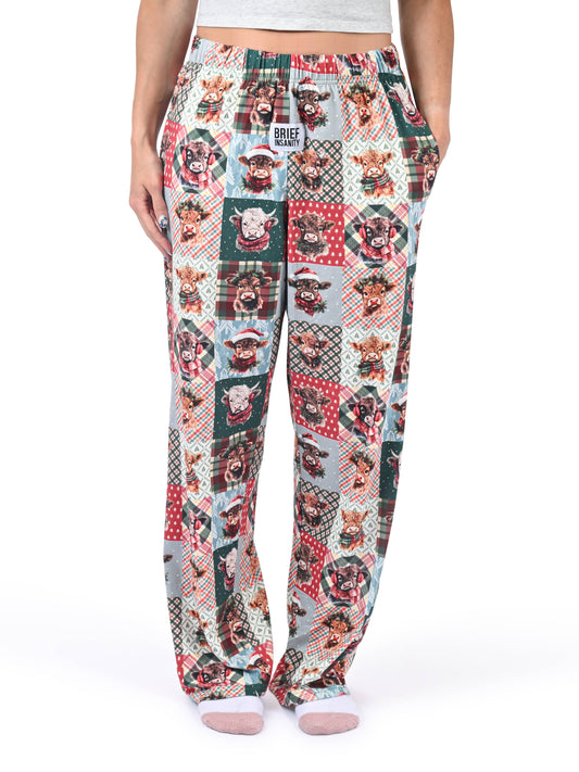 Christmas Highland Cows Lounge Pants
