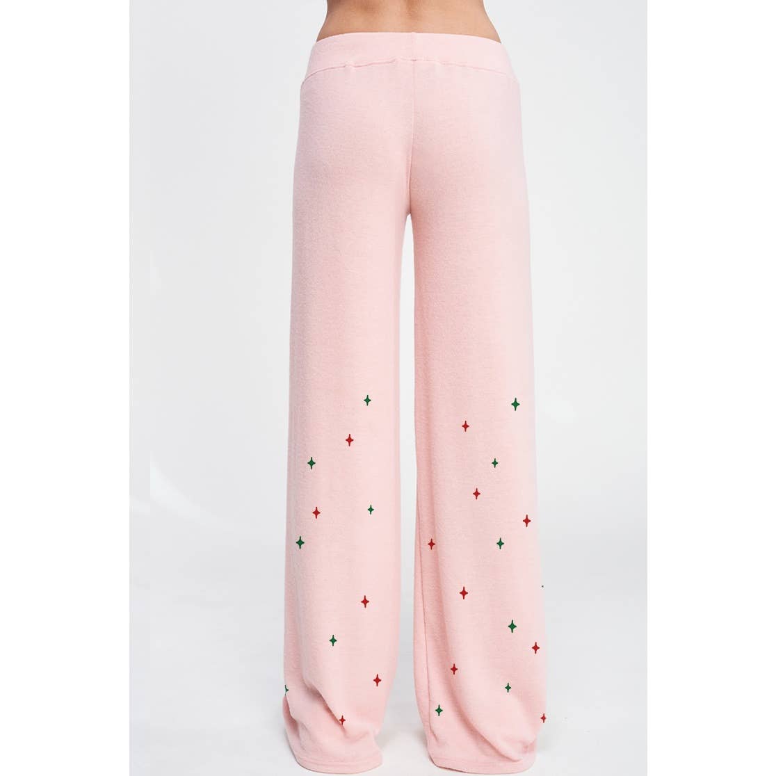 Christmas tree print soft lounge wear set